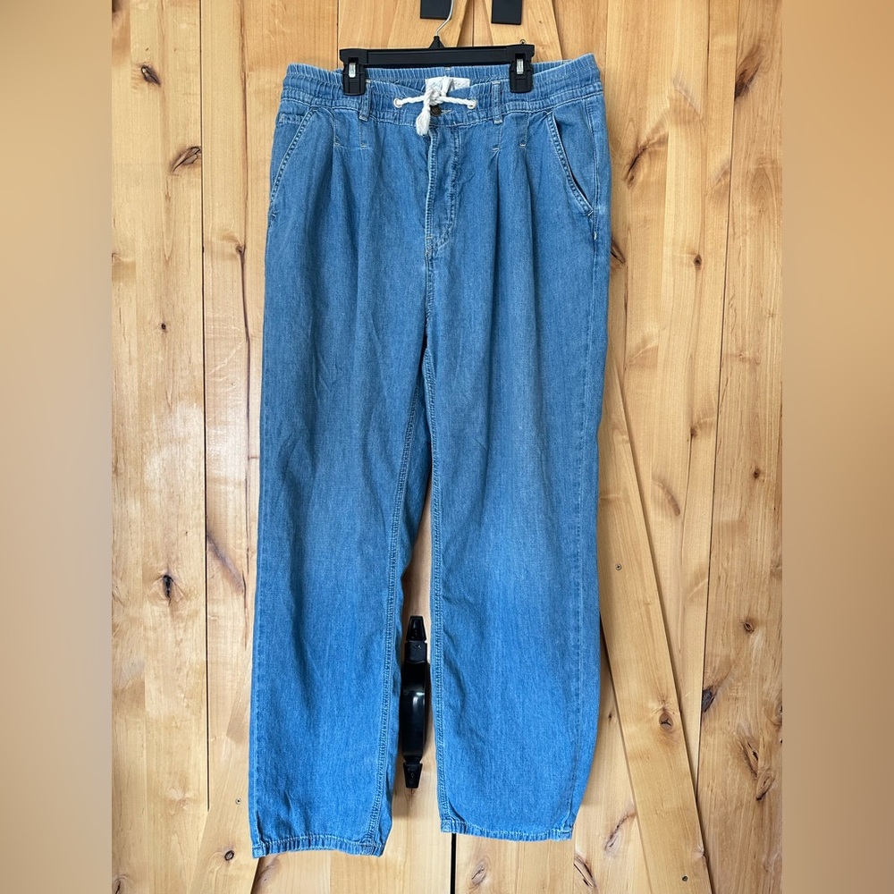 Free People Luna Pull on Denim pant - Picture 2 of 7